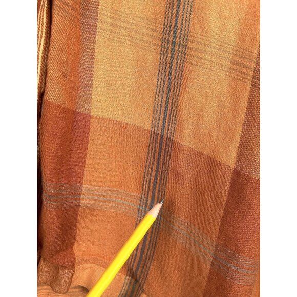 Geoffrey Beene Plaid Button Up Short Sleeve Casual Shirt Size XXL Read Notes - Picture 15 of 16